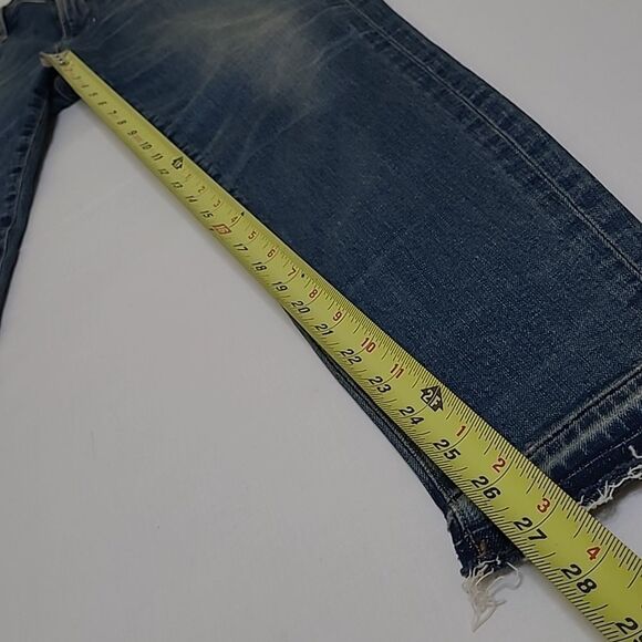NEW 27 CoH REVOLVE ROCKET CROP VINTAGE RAW DISTRESSED JEANS CITIZENS OF HUMANITY - Picture 5 of 16